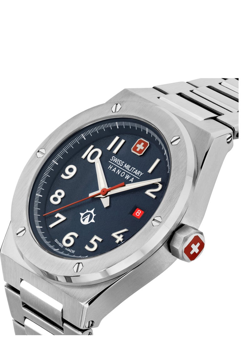 SWISS MILITARY HANOWA Men's Sonoran Watch With Silver Bracelet 43mm 10ATM - SMWGH2101903  - Image 2