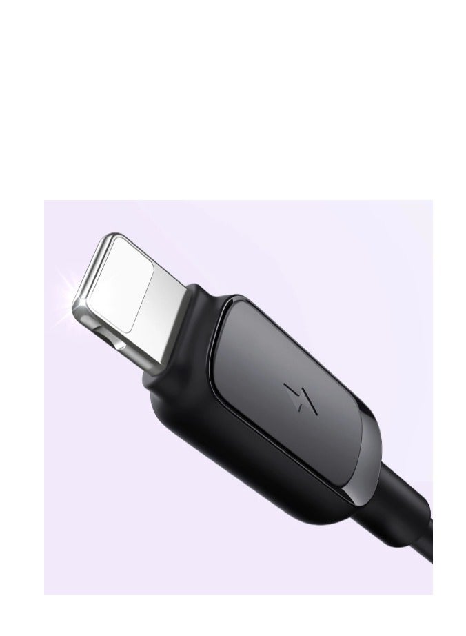 جوي روم - S-A14 Fast Chargring Data Cable Type-C to Lightning - 30W PD - 1.2m Black - Image 1