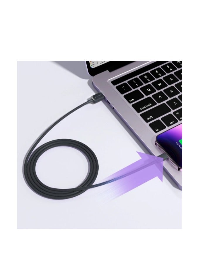 جوي روم - S-A14 Fast Chargring Data Cable Type-C to Lightning - 30W PD - 1.2m Black - Image 1