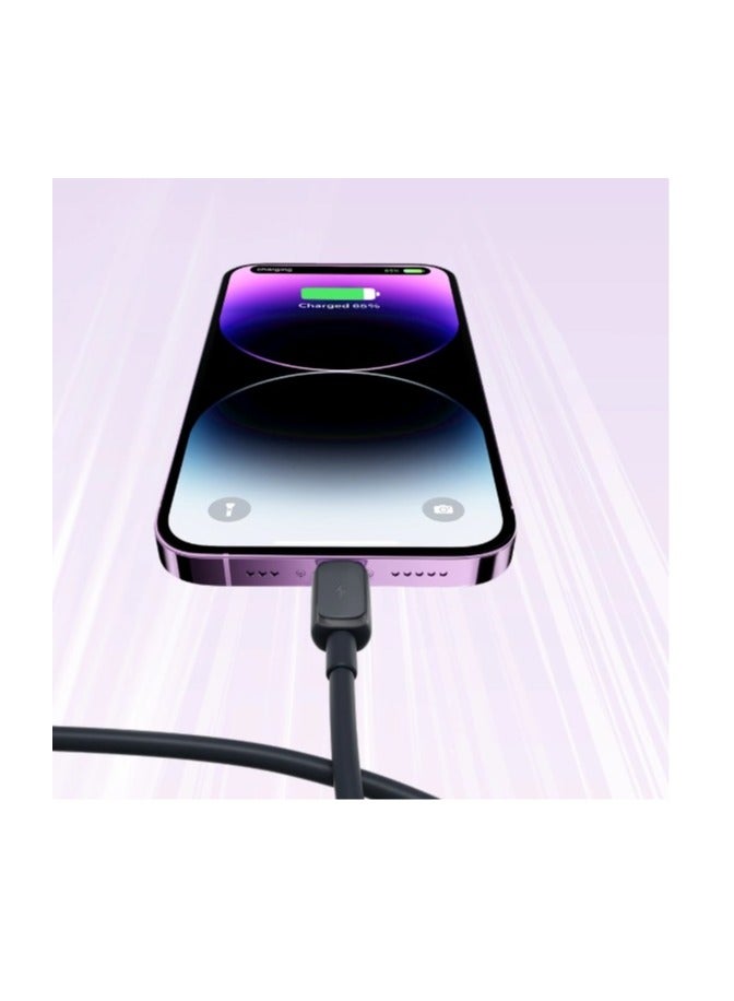 جوي روم - S-A14 Fast Chargring Data Cable Type-C to Lightning - 30W PD - 1.2m Black - Image 1