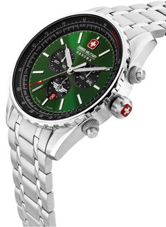 SWISS MILITARY HANOWA Men's Afterburn Chrono Watch With Silver Bracelet 44mm 10ATM - SMWGI0000307  - Image 5