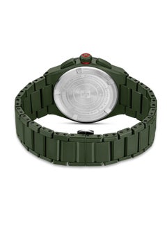 SWISS MILITARY HANOWA Men's Sidewinder Ceramic Watch With Green Ceramic Strap 10 Atm - SMWGI0002282  - Image 5