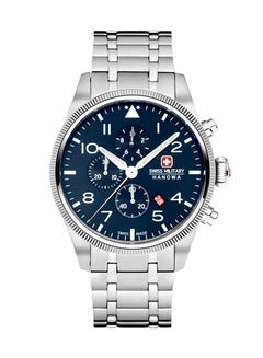SWISS MILITARY HANOWA Men's Thunderbolt Chrono Watch With Silver Bracelet 43mm 10ATM - SMWGI0000403  - Image 1