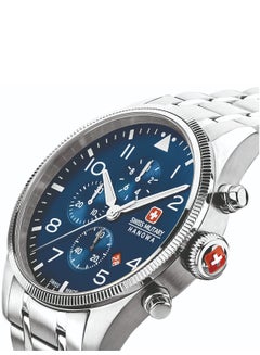 SWISS MILITARY HANOWA Men's Thunderbolt Chrono Watch With Silver Bracelet 43mm 10ATM - SMWGI0000403  - Image 2