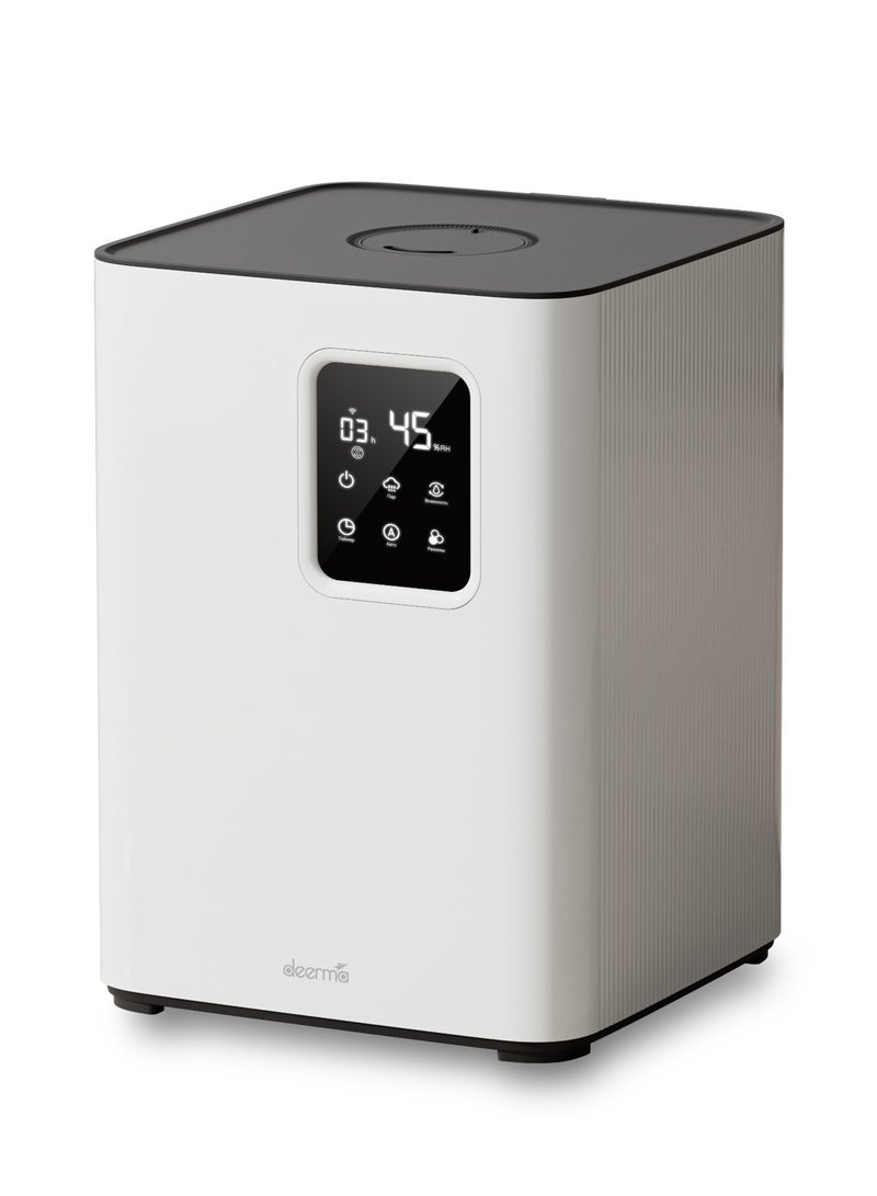 Deerma F951W Humidifier Ultrasonic Cool Mist, 4.8L Capacity, Quiet Operation, Two Mist Modes, Smart Auto Shut-Off, Adjustable Mist for 360 Degrees Direction, Support App & Intelligence Control F951W White  - Image 1