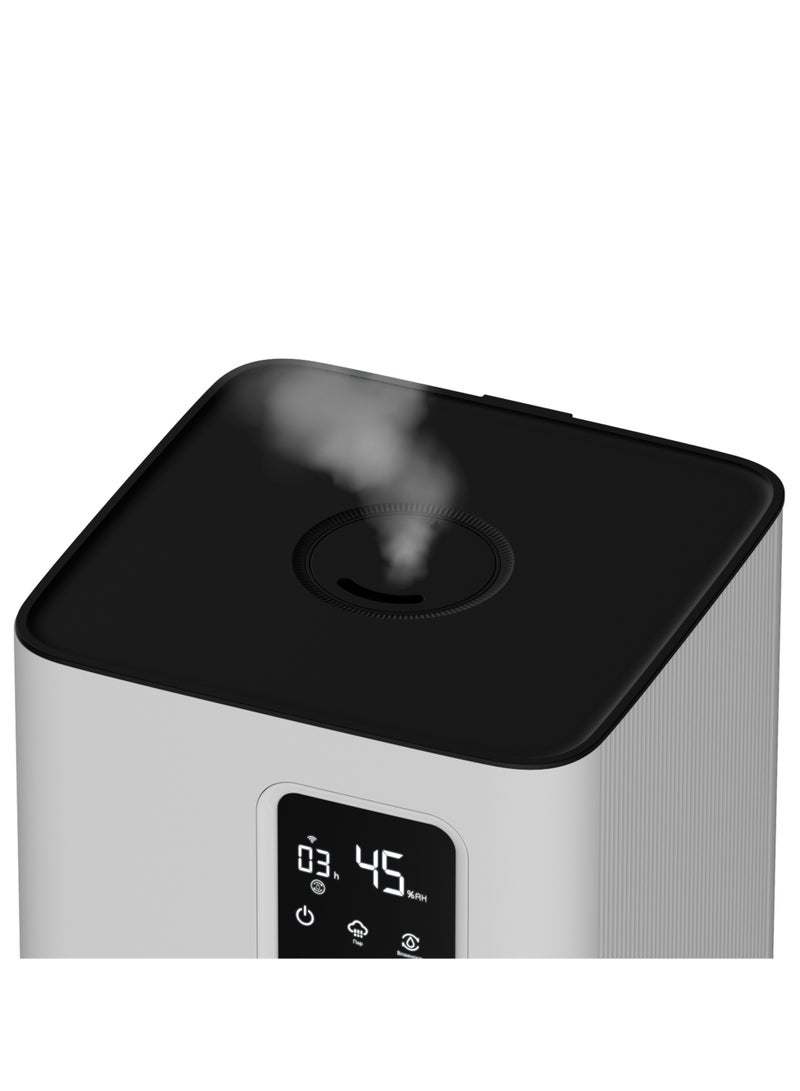 Deerma F951W Humidifier Ultrasonic Cool Mist, 4.8L Capacity, Quiet Operation, Two Mist Modes, Smart Auto Shut-Off, Adjustable Mist for 360 Degrees Direction, Support App & Intelligence Control F951W White  - Image 4