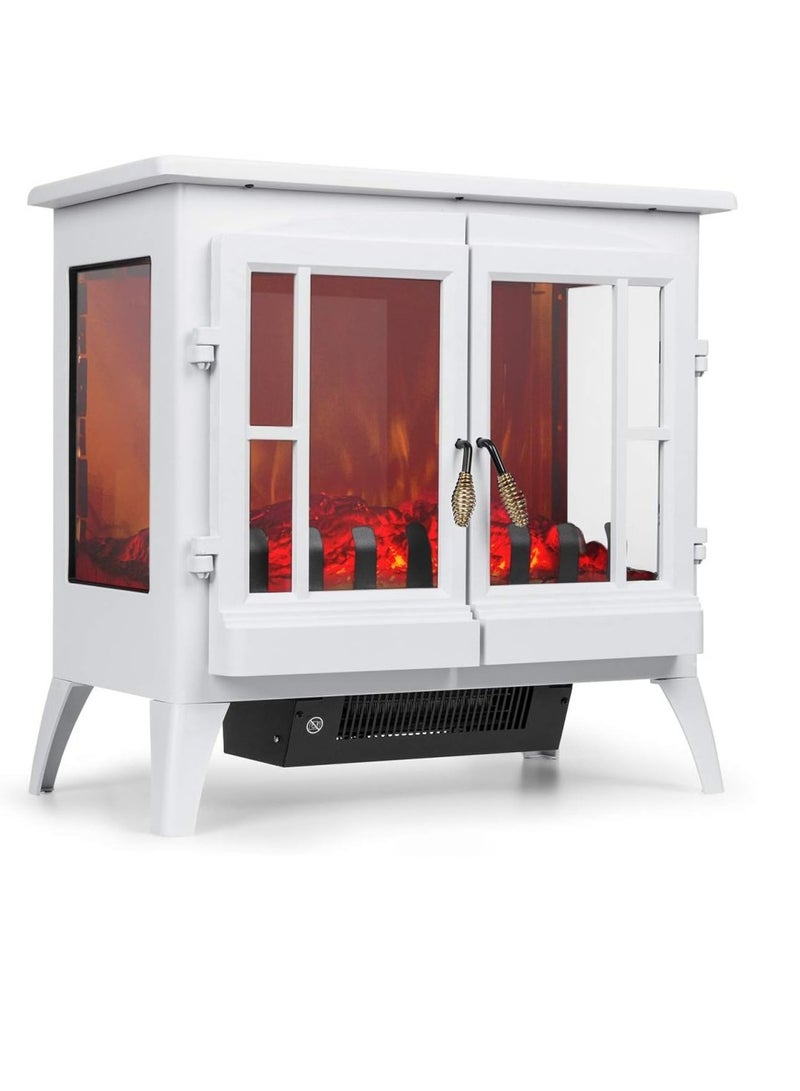 جي في سي برو Decorative Cupboard Heater LED Electric Heater with Remote Control - WHITE - GVCHT-215 2000 W GVCHT-215 WHITE  - Image 1