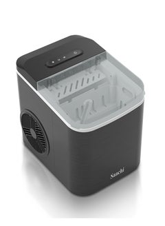 Saachi Electric Ice Maker, 1.3 Liters Water Tank Capacity, Dispenses 9pcs Bullet-shaped Ice every 6 minutes, 12 Kgs Ice in 24 Hours, Removable Ice Basket 1.3 L 100 W NL-IM-452 Dark Grey  - Image 5