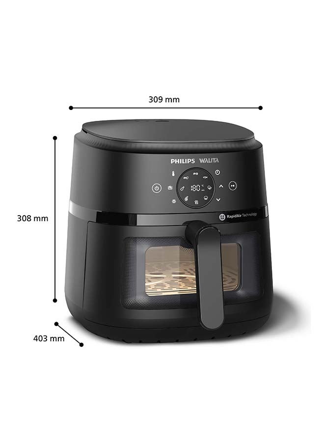 قلاية هوائية AirFryer XL - نافذة شفافة، 13 طريقة للطهو، 9 برامج للطهي معدة مسبقاً، شاشة لمس، تقنية Rapid Air، 6.2 L 1700 W NA230/00 - pnsku/N70131429V/45/_/1739418501/a1df2aa9-bc2d-4476-8ca4-8bc85c3abc95