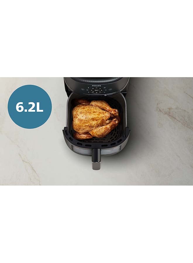 قلاية هوائية AirFryer XL - نافذة شفافة، 13 طريقة للطهو، 9 برامج للطهي معدة مسبقاً، شاشة لمس، تقنية Rapid Air، 6.2 L 1700 W NA230/00 - pnsku/N70131429V/45/_/1739418513/e596edf9-eb22-414a-905f-a200c32e5d3f