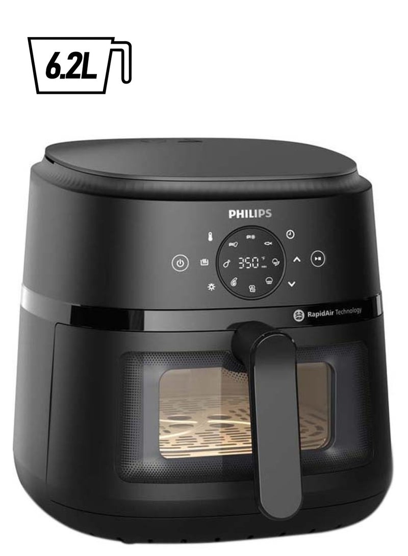 قلاية هوائية AirFryer XL - نافذة شفافة، 13 طريقة للطهو، 9 برامج للطهي معدة مسبقاً، شاشة لمس، تقنية Rapid Air، 6.2 L 1700 W NA230/00 - pnsku/N70131429V/45/_/1739808184/85448472-0ec3-4579-939c-e2e7c7487101