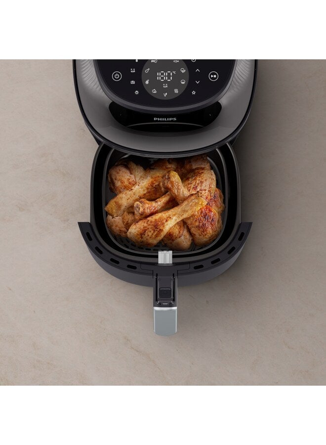 Philips Airfryer L - See-through Cooking Window, 16 Cooking Functions, Touchscreen, RapidAir Plus Technology, 4.2 L 1400 W NA322/00 Black  - Image 5