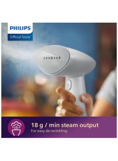 Philips Philips 1000 Series Handheld Garment Steamer STH1000/10 85 ml 900 W STH1000 White & blue  - Image 3
