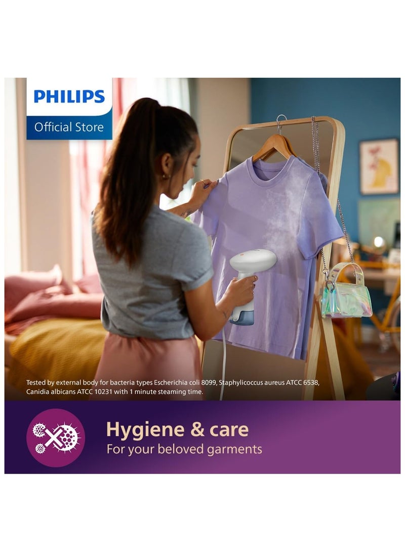 Philips - Philips 1000 Series Handheld Garment Steamer STH1000/10 85 ml 900 W STH1000 White & blue - Image 1