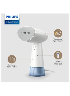 Philips Philips 1000 Series Handheld Garment Steamer STH1000/10 85 ml 900 W STH1000 White & blue  - Image 2