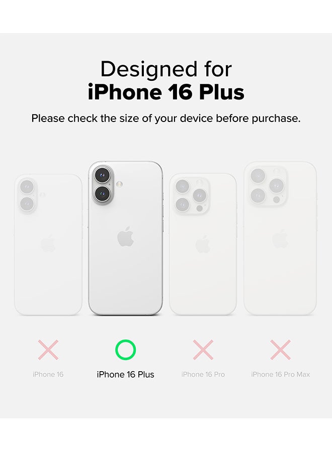 Ringke Fusion Magnetic Case For iPhone 16 Plus Case Cover [Strong Magnet] Anti-Fingerprint Rugged Shockproof Protective Phone Cover- Clear - Image 2