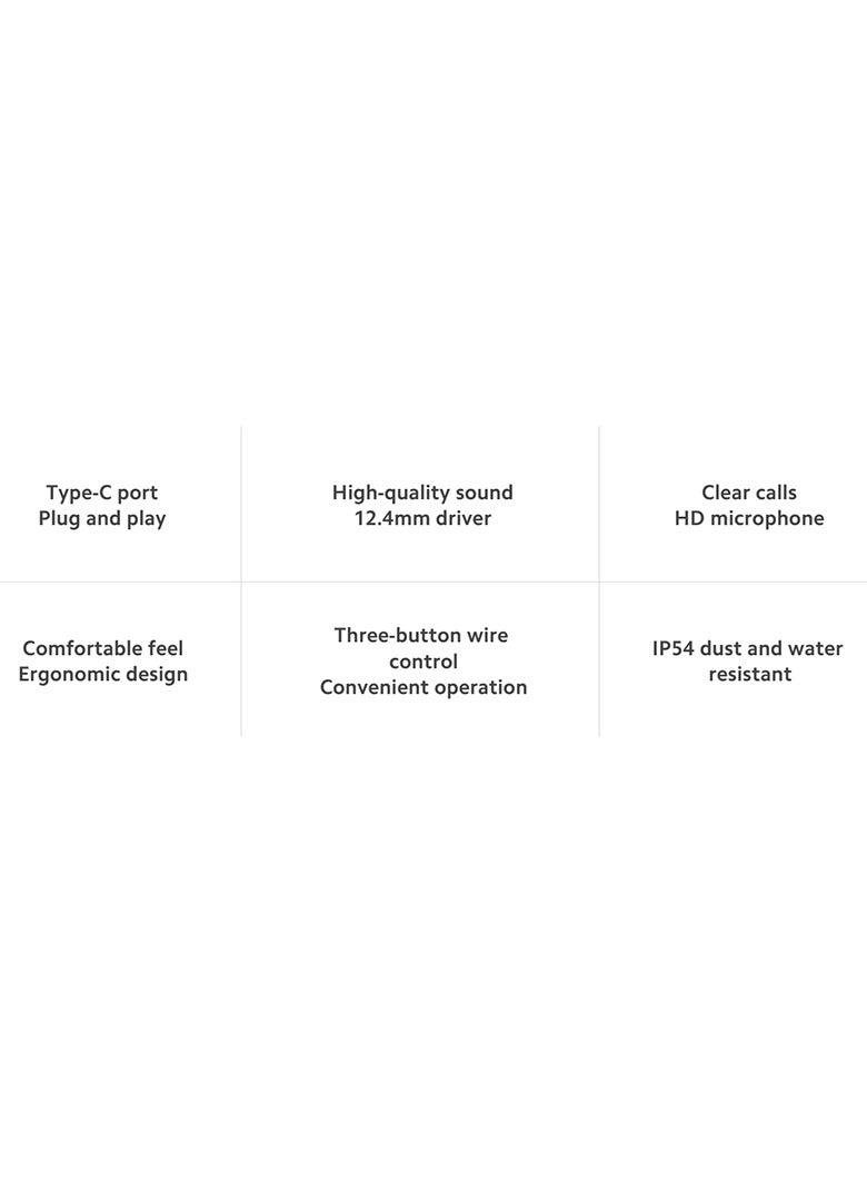 شاومي سماعة شاومي مع منفذ Type-C BHR8930GL - Image 3