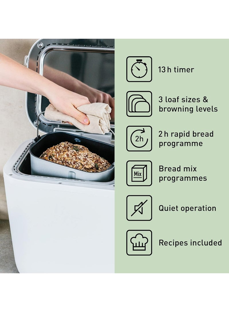 Panasonic Automatic Bread Maker, 21 Programs 550 W B2510WTZ White - Image 2