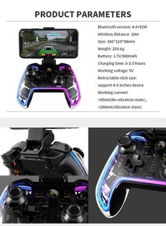 havit Bluetooth Game Controller, Detachable Console Controller, Long Battery Life, Suitable for Long-Term Gaming  - Image 5