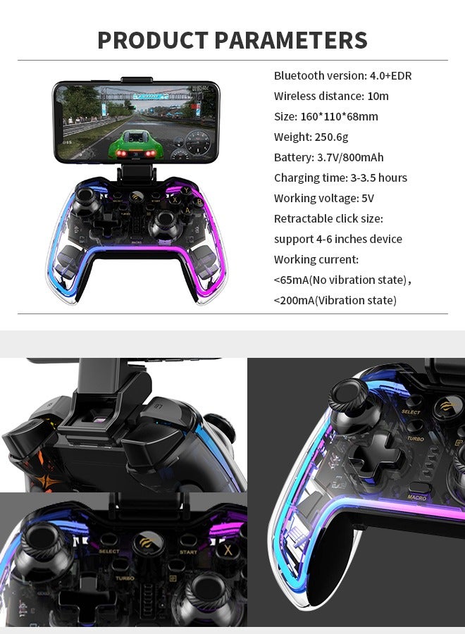 havit Bluetooth Game Controller, Detachable Console Controller, Long Battery Life, Suitable for Long-Term Gaming  - Image 5