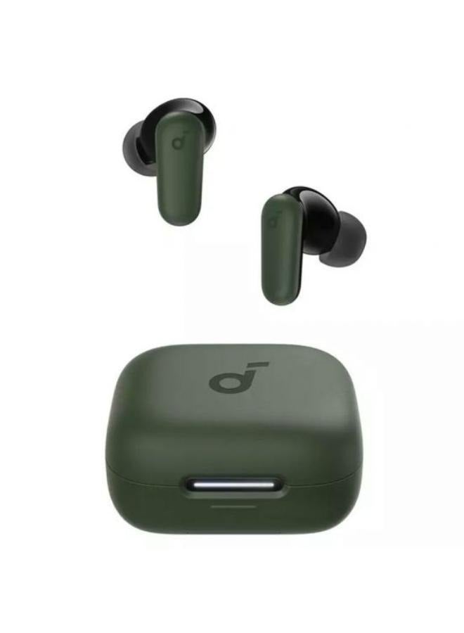 Soundcore P30i by Anker Noise Cancelling Earbuds, Smart Noise Cancelling, Powerful Bass, 45h Playtime, 2-in-1 Case and Mobile Phone Stand, IP54, Wireless Headphones Green  - Image 1