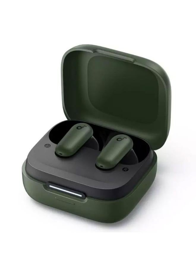 Soundcore P30i by Anker Noise Cancelling Earbuds, Smart Noise Cancelling, Powerful Bass, 45h Playtime, 2-in-1 Case and Mobile Phone Stand, IP54, Wireless Headphones Green  - Image 3