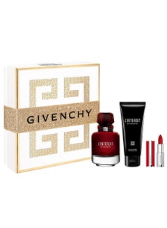 L'Interdit Rouge Set (Perfume & Lotion & Lipstick) 3 Pieces 80+75ml