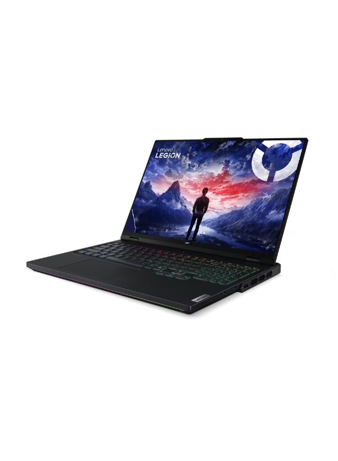 لينوفو - Legion Pro 7 Gaming Laptop With 16 Inch WQXGA (2560x1600) 240Hz Display IPS, Core i9-14900HX Processor/32GB DDR5 RAM/1TB SSD/12GB Nvidia Geforce RTX 4080 Graphics Card/Windows 11 Home English/Arabic Eclipse Black - Image 1