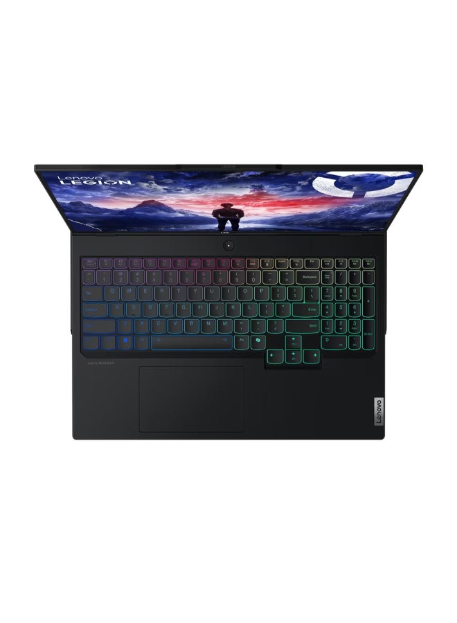 لينوفو - Legion Pro 7 Gaming Laptop With 16 Inch WQXGA (2560x1600) 240Hz Display IPS, Core i9-14900HX Processor/32GB DDR5 RAM/1TB SSD/12GB Nvidia Geforce RTX 4080 Graphics Card/Windows 11 Home English/Arabic Eclipse Black - Image 1