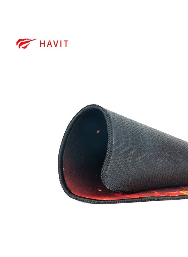 havit Gaming Mouse Pad, Portable Mouse Mat, Water-Resistant Surface and Stitched Edges Suitable for Home and Office Use - Image 4