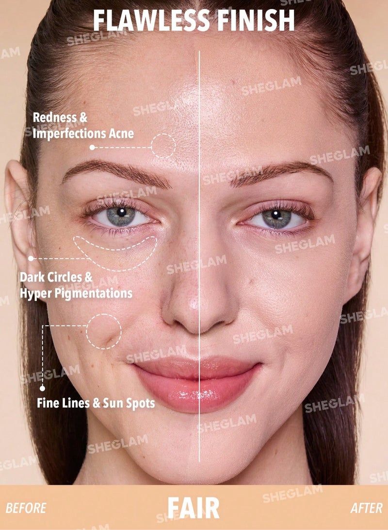 SHEGLAM Skin Magnet High Coverage Foundation Stick- Fair - Image 5