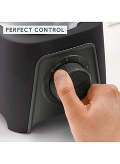 مولينكس Blendeo+ | Kitchen Blender | 2 Speeds | Including Chopper and Grinder + Additional Jar Black | Removable blades | 1.5 L 450 W LM2CR8M1 Black  - Image 4
