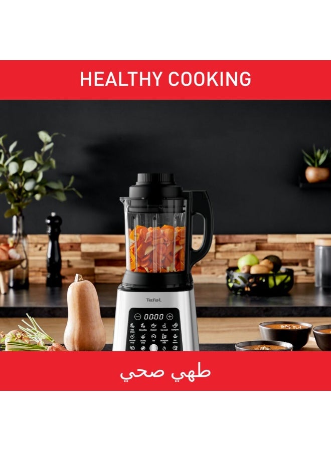 Moulinex Blendeo+ | Kitchen Blender | 2 Speeds | Including Chopper and Grinder + Additional Jar Black | Removable blades | 1.5 L 450 W LM2CR8M1 Black - Image 5