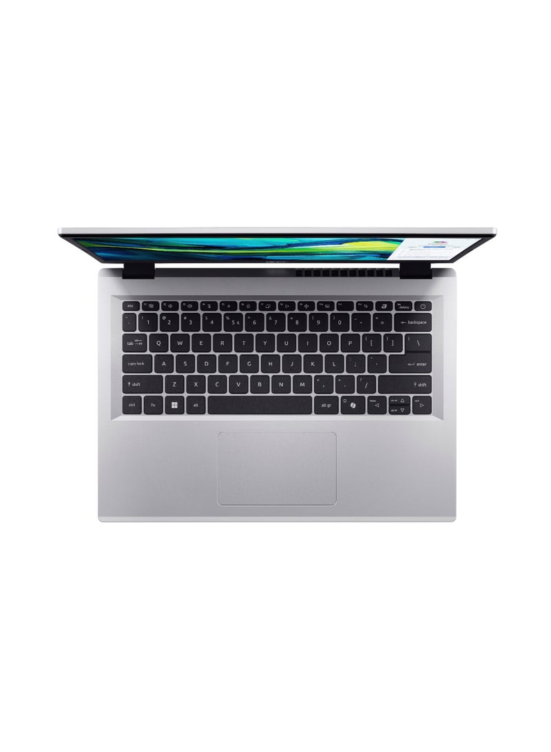 Acer - Aspire Go AG14 Laptop With 14-Inch Display, Core i7-13620H Processor/16GB RAM/1TB SSD/Intel Iris XE Graphics/Windows 11 Home English Pure Silver - Image 1