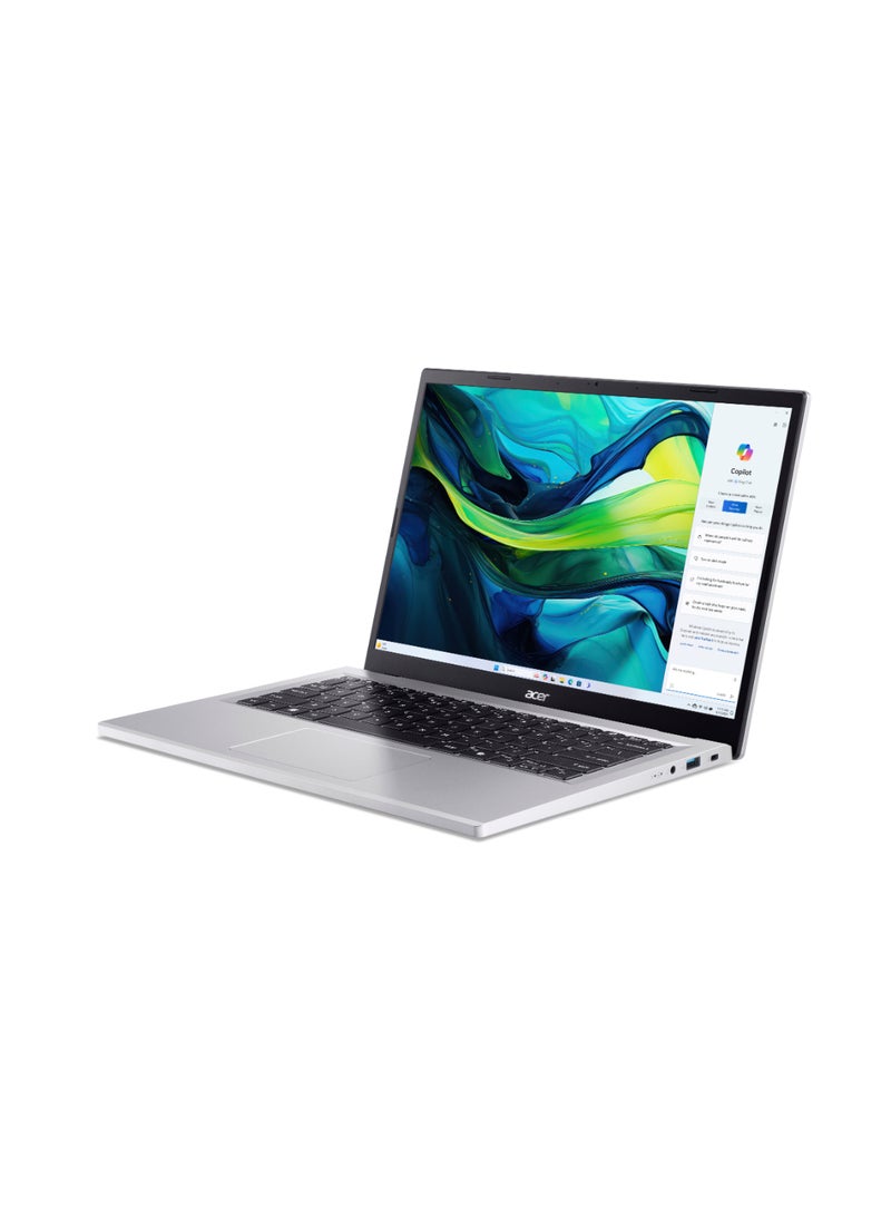 Acer - Aspire Go AG14 Laptop With 14-Inch Display, Core i7-13620H Processor/16GB RAM/1TB SSD/Intel Iris XE Graphics/Windows 11 Home English Pure Silver - Image 1
