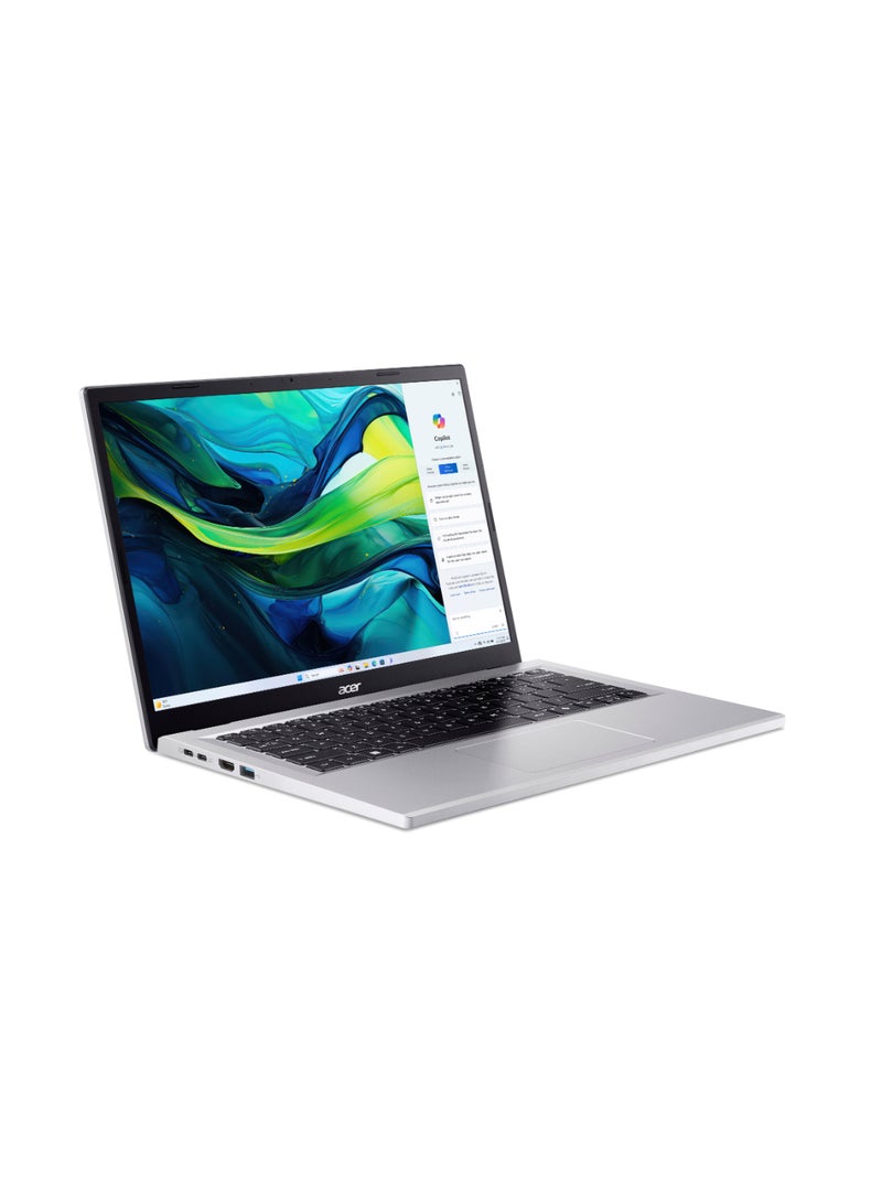 Acer - Aspire Go AG14 Laptop With 14-Inch Display, Core i7-13620H Processor/16GB RAM/1TB SSD/Intel Iris XE Graphics/Windows 11 Home English Pure Silver - Image 1