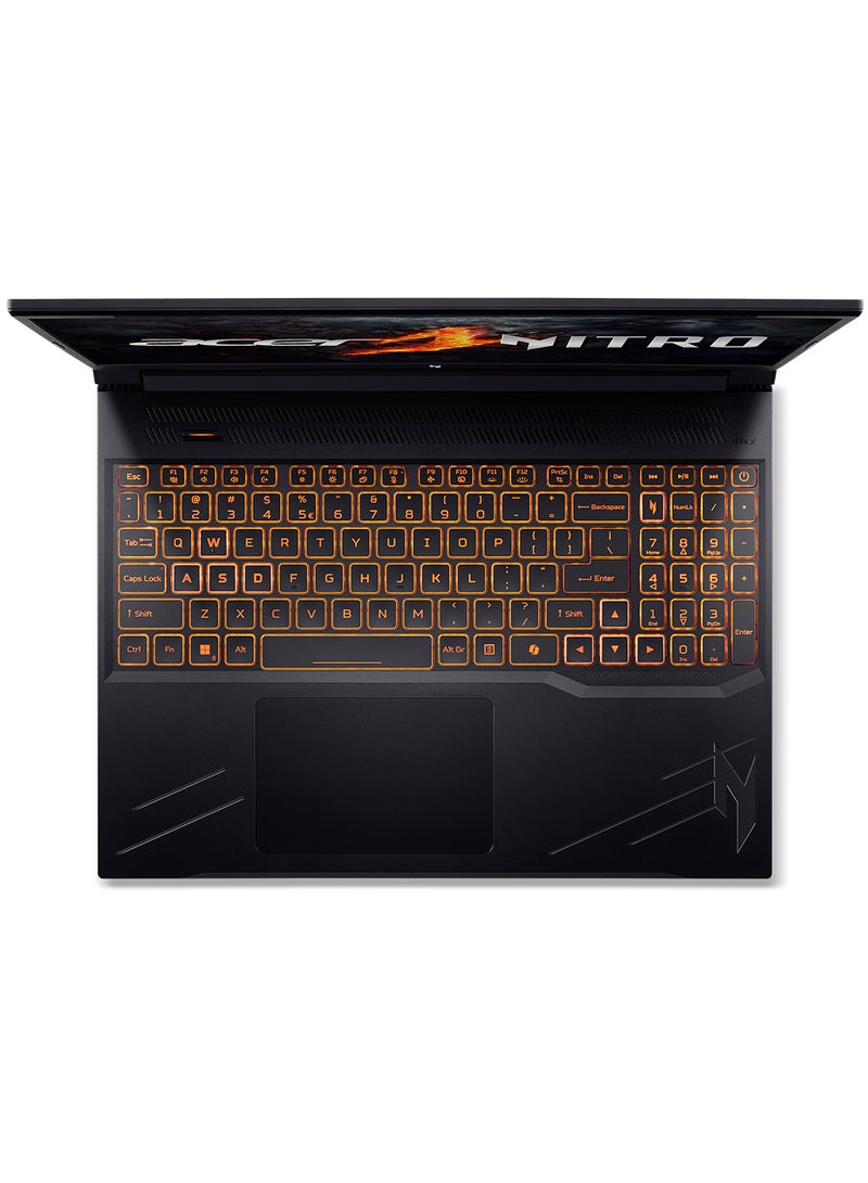 Acer - Nitro V ANV16 Gaming Laptop With 16-Inch Display, Core i7-14650HX Processor/16GB RAM/512GB SSD/8GB NVIDIA GeForce RTX 4060 Graphics Card/Windows 11 English Obsidian Black - Image 1