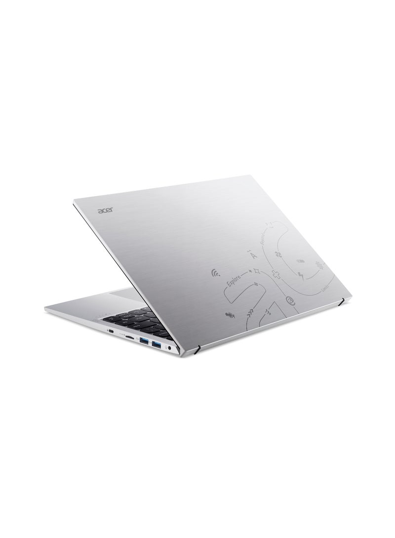 أيسر - Swift 16 SF16 AI Laptop With 16-Inch Display, Core Ultra 7-258V Processor/32GB RAM/2TB SSD/Intel ARC Graphics/Windows 11 English Ice Black - Image 1