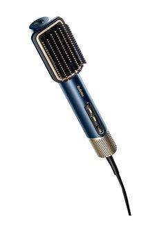 babyliss Air Wand Paddle Brush  Ideal for Smoothing  Straightening  and Detangling Hair  Perfect for All Hair Types  Ergonomic Design for Comfort  Reduces Frizz and Adds Shine for a Salon-Quality Finish - (6550-PAD) Blue  - Image 1