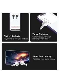 EDIFIER X2s Bluetooth Earbuds with 26H Battery Life, IP54 Waterproof, AI Clear Calls, Fast Charging, Powerful Bass, Low Latency Game Mode Grey  - Image 5