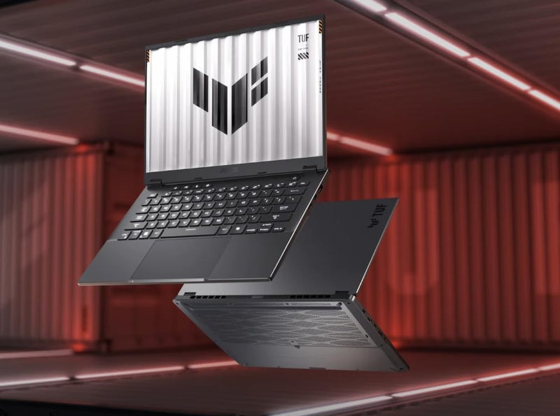 ASUS - TUF Gaming Laptop With 14-Inch Full HD (2560x1600) Display LED,AMD Ryzen AI 9 HX 370 Processor/16GB RAM/1TB SSD/6GB Nvidia Geforce RTX 4050 Graphics Card/Windows 11 Arabic Jaeger Gray - Image 1