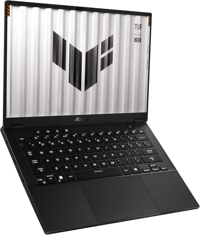 ASUS - TUF Gaming Laptop With 14-Inch Full HD (2560x1600) Display LED,AMD Ryzen AI 9 HX 370 Processor/16GB RAM/1TB SSD/6GB Nvidia Geforce RTX 4050 Graphics Card/Windows 11 Arabic Jaeger Gray - Image 1