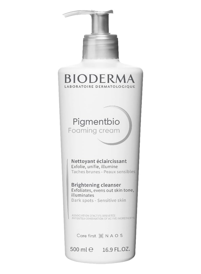Bioderma Pigmentbio Foaming Cream Cleanser 500ml - Image 1