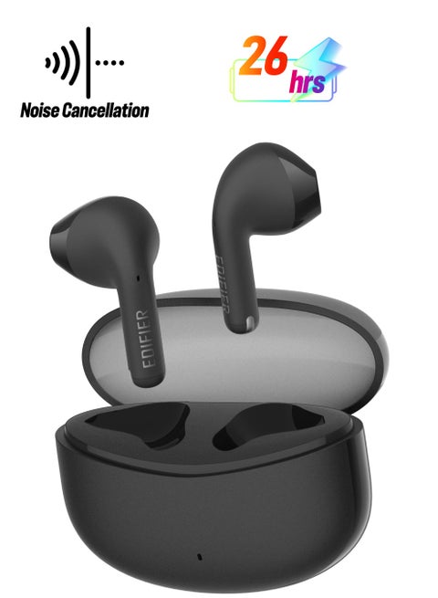 X2s Bluetooth Earbuds with 26H Battery Life, 13mm Drivers, AI Clear Calls with ENC, Powerful Bass, Fast Charging, IP54 water proof, 60ms low latency Game Mode, Compatible with iPhone & Android Black