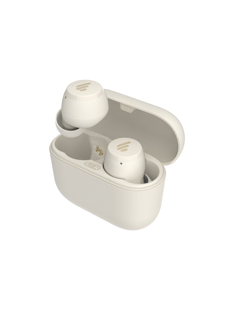 EDIFIER - X3 Lite Bluetooth Earbuds with 18H Playtime, 6mm Drivers, Super Bass, IP55 Water-Resistant, AI Clear Calls, Fast Charge, Low Latency Mode - Lite Ivory - Image 1