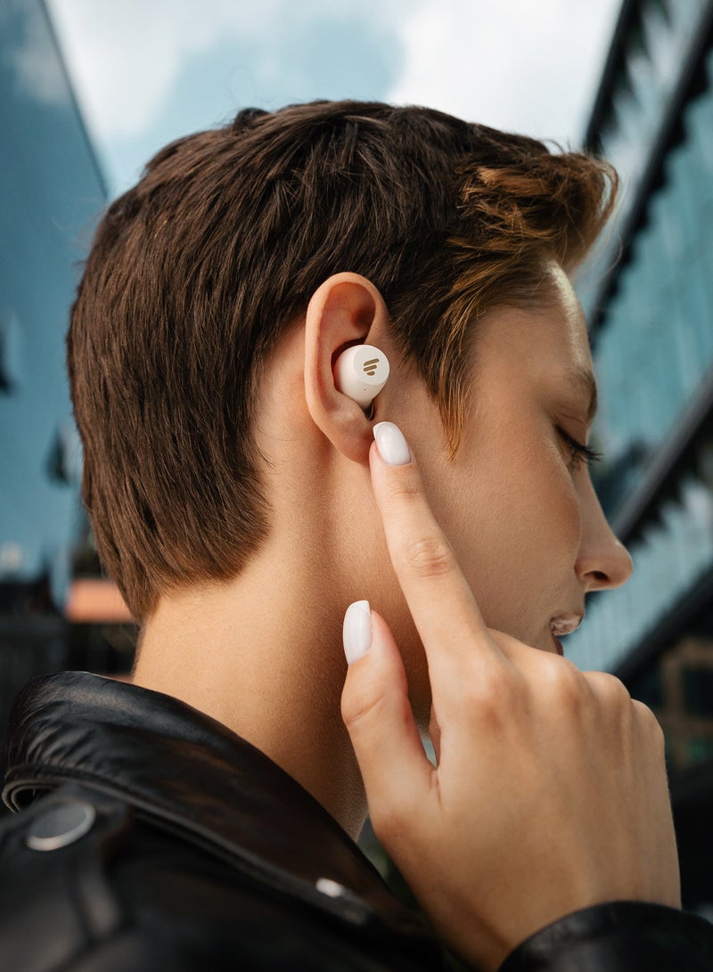 EDIFIER - X3 Lite Bluetooth Earbuds with 18H Playtime, 6mm Drivers, Super Bass, IP55 Water-Resistant, AI Clear Calls, Fast Charge, Low Latency Mode - Lite Ivory - Image 1