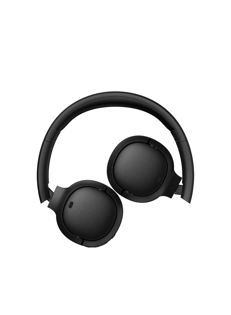 EDIFIER - Wireless On-Ear Bluetooth Headphones, Lightweight, Foldable, 40H Playtime, Personalize EQ, Fast Charging Balck - Image 1