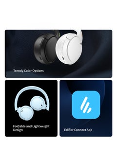 EDIFIER Wireless On-Ear Bluetooth Headphones, Lightweight, Foldable, 40H Playtime, Personalize EQ, Fast Charging Balck  - Image 5