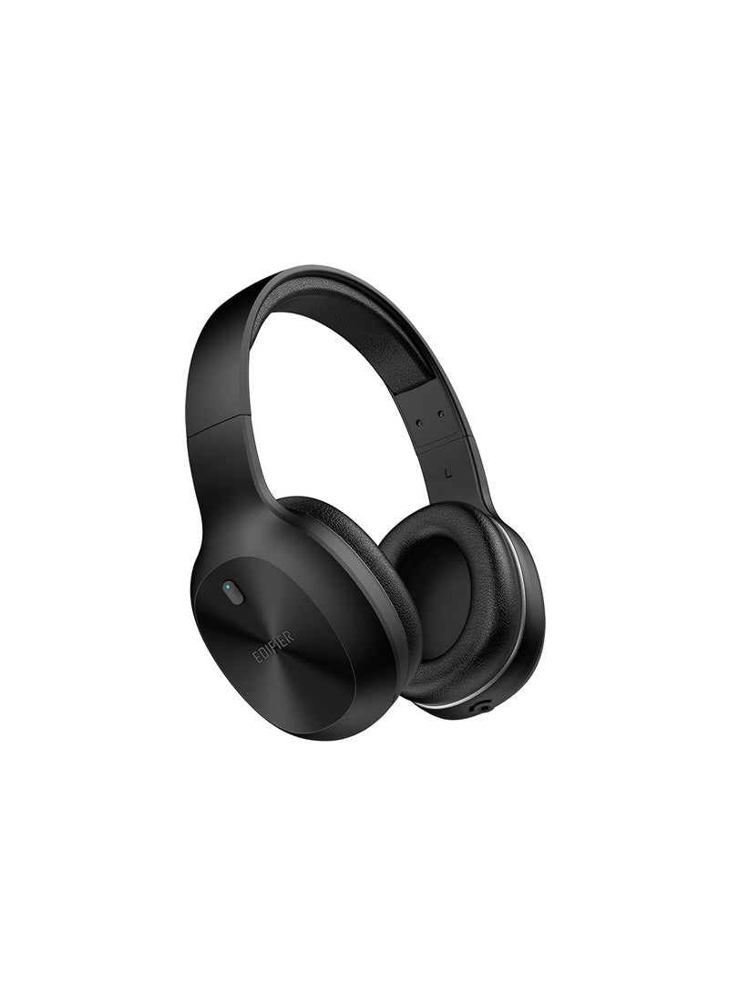 EDIFIER Wireless On-Ear Headphones, 30H Battery, Minimalist design, Powerful Bass, Built-In Microphone, Fast Charge Black - Image 1