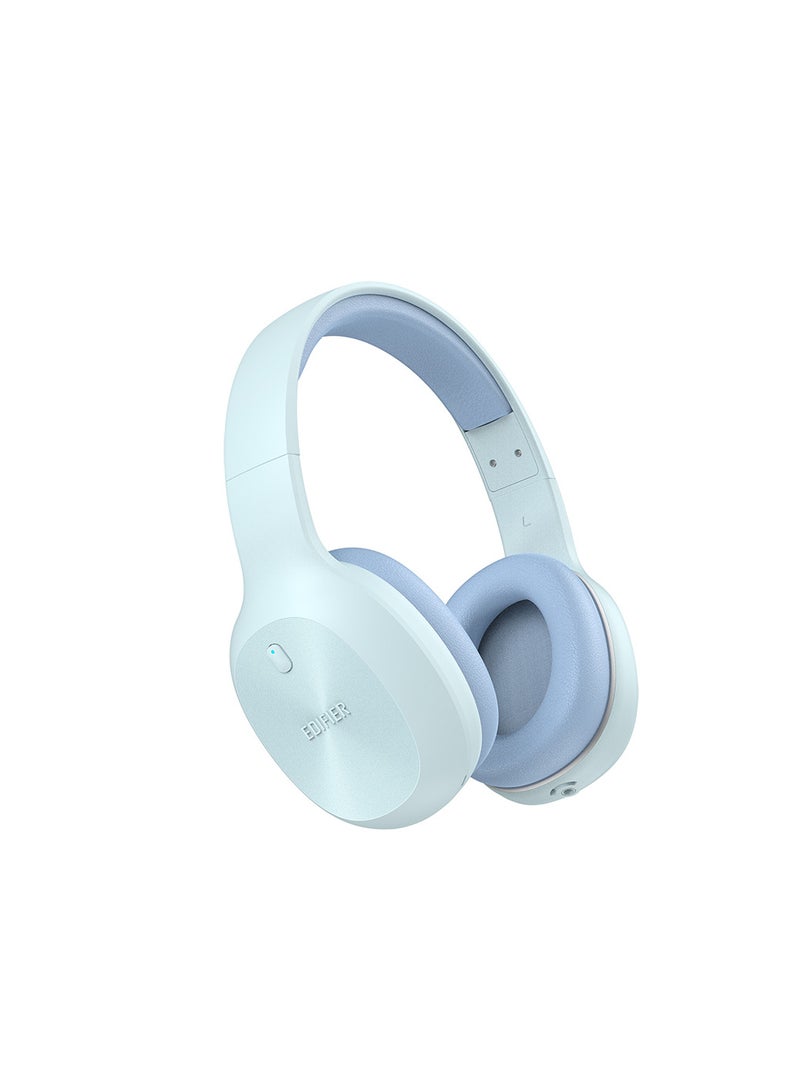 EDIFIER - Wireless On-Ear Headphones, 30H Battery, Minimalist design, Powerful Bass, Built-In Microphone, Fast Charge Blue - Image 1